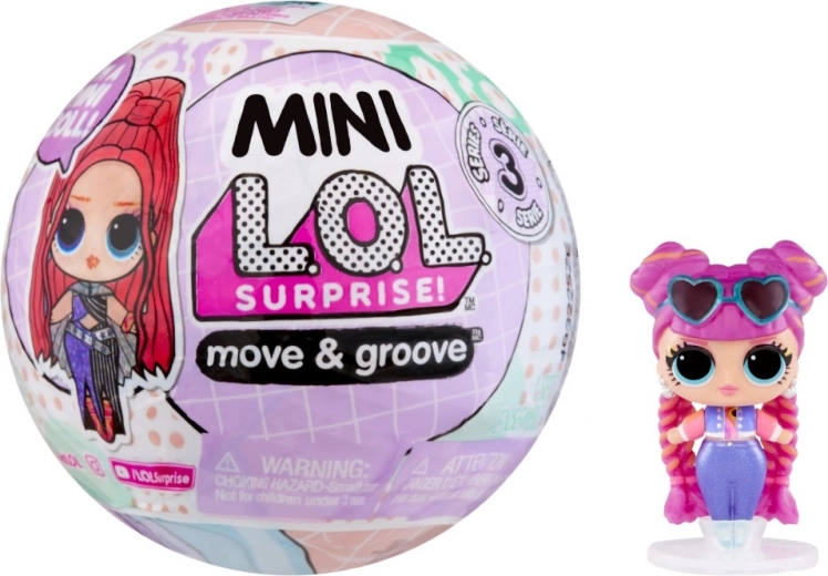 L.O.L. Surprise Mini S3 Move-and-Groove bábika 1 ks.