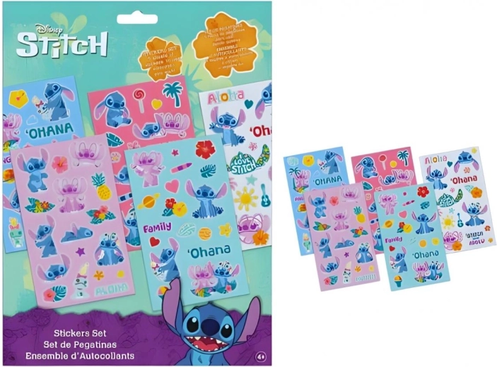 Sada nálepiek Lilo a Stitch (100 ks) - 1 kus