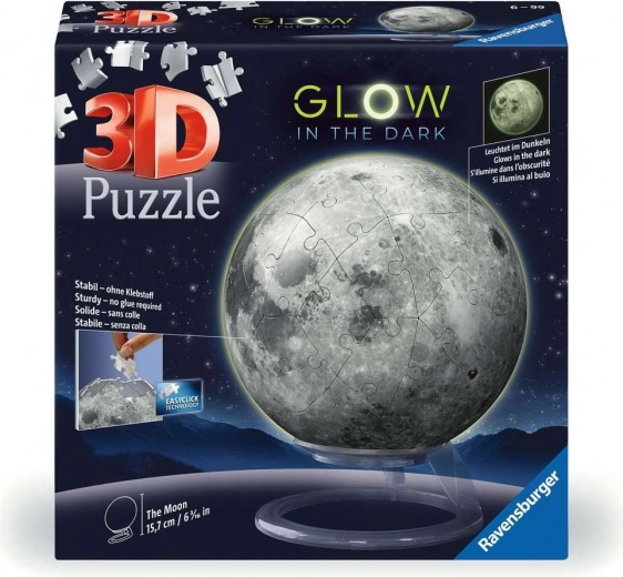 Ravensburger 3D Svietiace Puzzle Mesiac