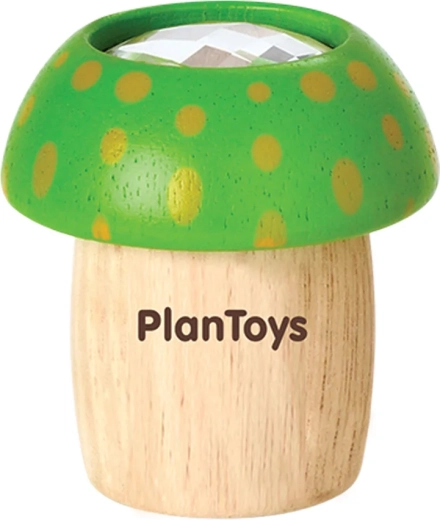 PlanToys kaleidoskop hríbik zelený