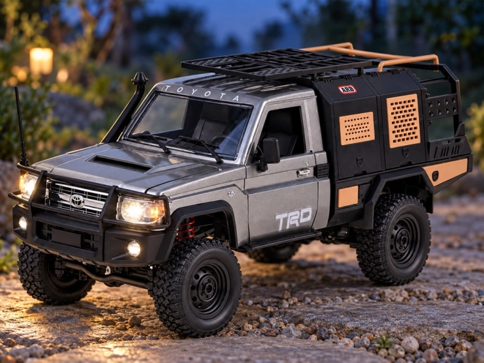 Pohon 4×4 a osvetlenie ovládané na diaľku