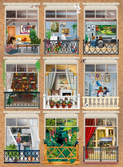 Puzzle Interiér domu 3000 dielikov