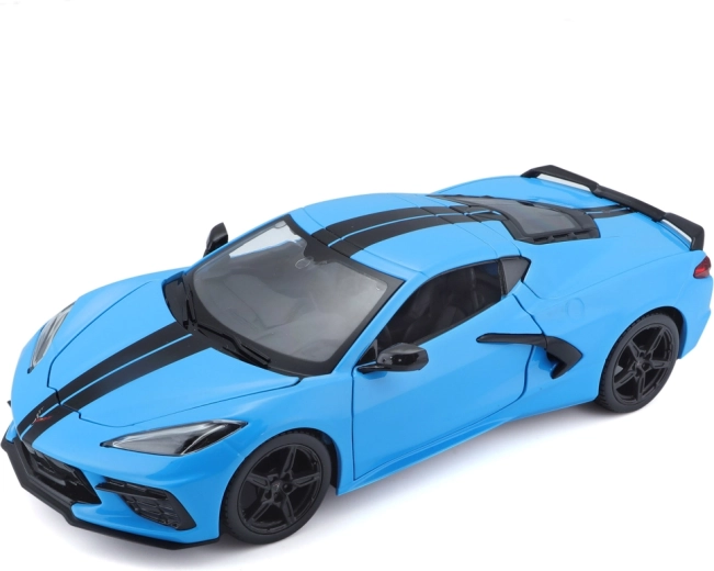 Maisto Chevrolet Corvette Stingray Coupe Z51 2020 modrá 1:24