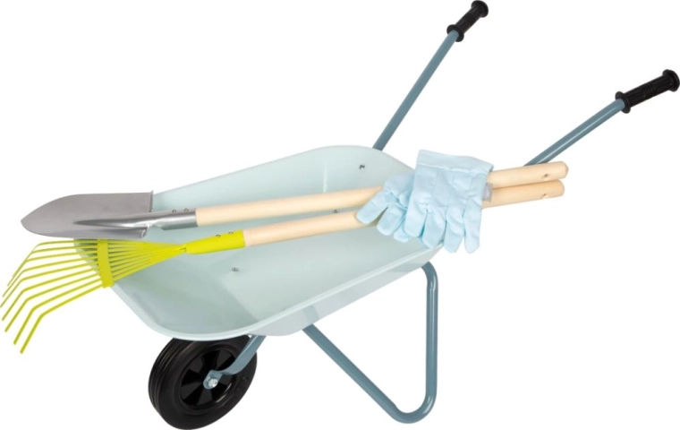 Pevný kovový fúrik pre malých pomocníkov