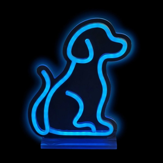 2Kids Toys LED neónová lampička pes na stôl