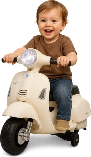 Detský elektrický skúter Vespa Mini biely