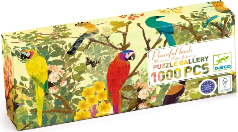 Puzzle Svet vtákov Djeco – 1000 dielikov