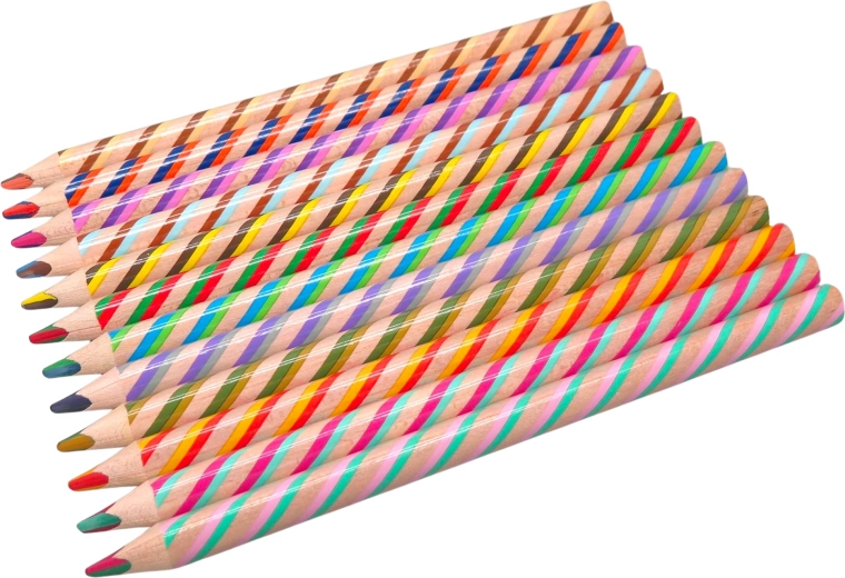Magické dúhové jumbo pastelky – sada 12 ks