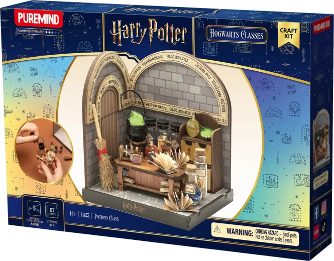 Drevené 3D puzzle DIY od značky Puremind