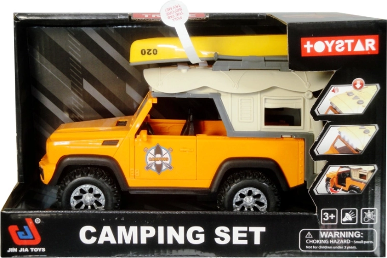 Terénne auto s kajakom na streche – hračka na batérie