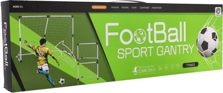Futbalová bránka 2v1 s loptou pre deti