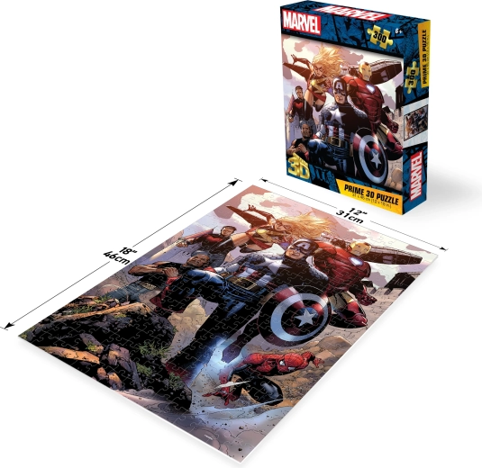 3D puzzle MARVEL Avengers 300 dielikov