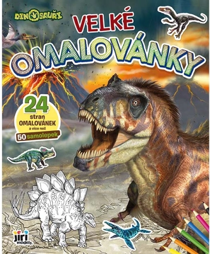 Veľké omaľovánky Dinosaury