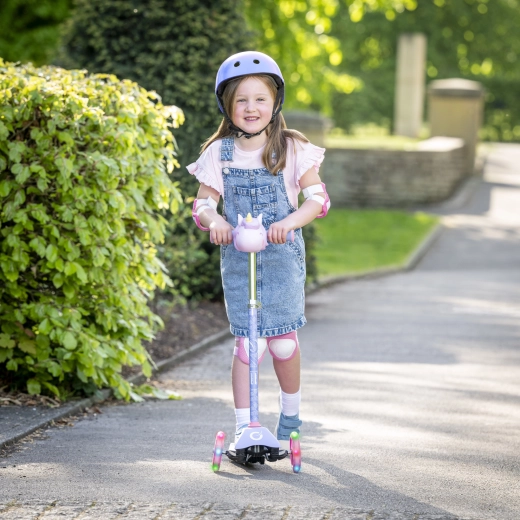 Svietiace predné kolieska pre radosť z jazdy