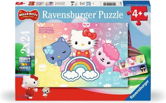 Puzzle 2×24 dielikov HELLO KITTY