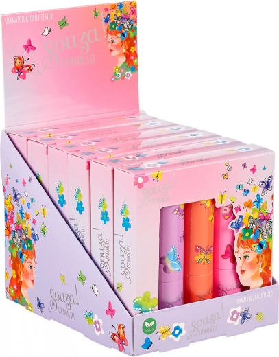 Souza - Sada balzamov na pery pre deti