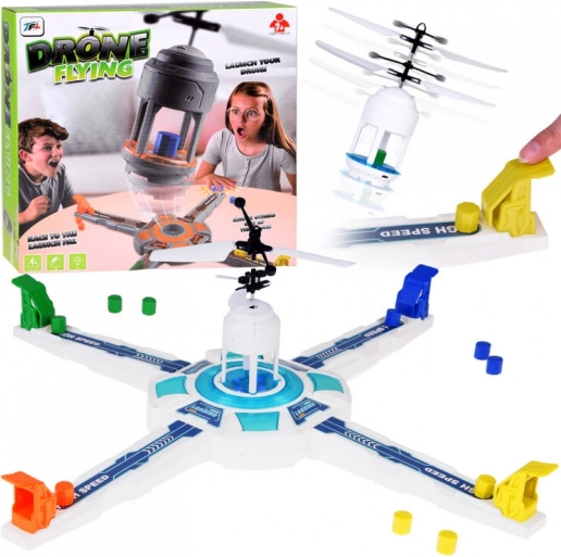 Lietajúci dron hra zručnosti