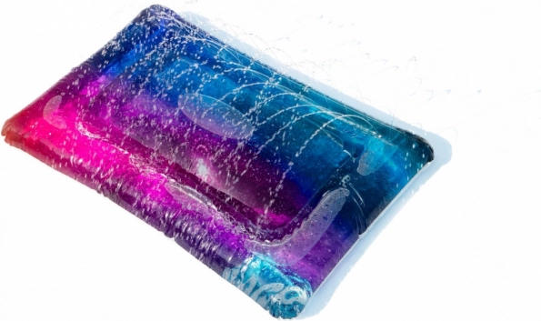 Galaktická vodná hracia podložka 130 × 90 cm BESTWAY s vodným rozprašovačom