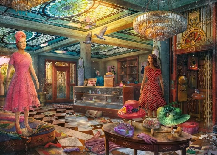 Ravensburger puzzle Opustený obchod 1000 dielikov