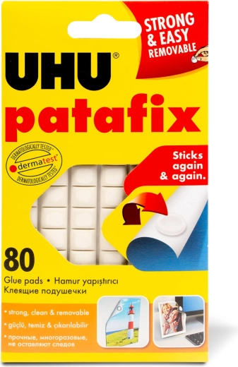 Patafix biela lepiaca guma, 80 ks