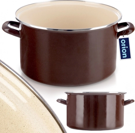 Odolná smaltovaná oceľ s nerezovým lemom