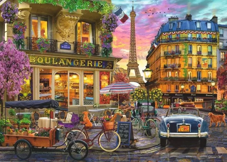 Puzzle Ravensburger Paríž za úsvitu 1000 dielikov