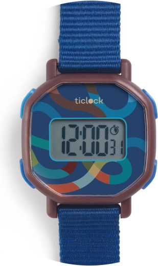 Digitálne hodinky Djeco Blue volute