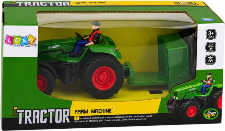 Realistický vzhľad s LED a figúrkou farmára
