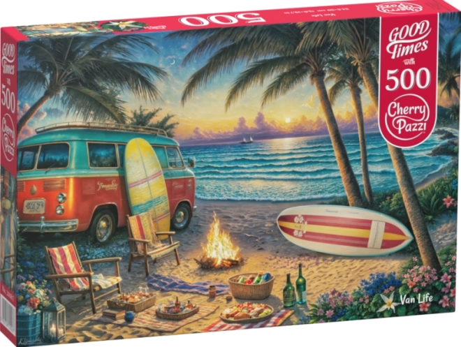 Puzzle Život v karavane 500 dielikov