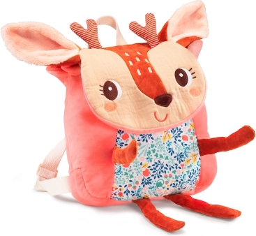 Mäkký detský batôžtek jeleň STELLA – Lilliputiens