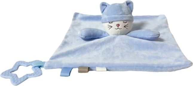 Plyšový kocúrik Milouš spiaci 25 cm