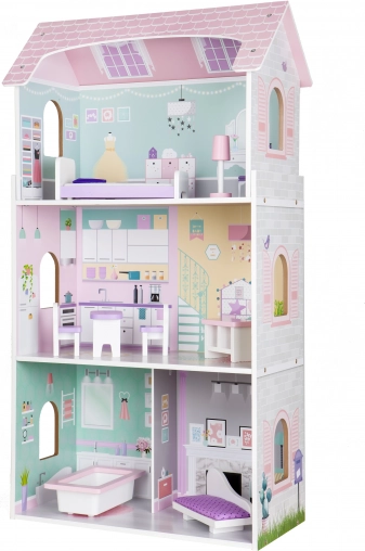Drevený domček pre bábiky Jagodowa Residence od Ecotoys
