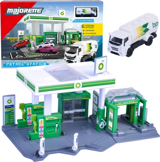 Sada čerpacej stanice BP s kovovou cisternou IVECO