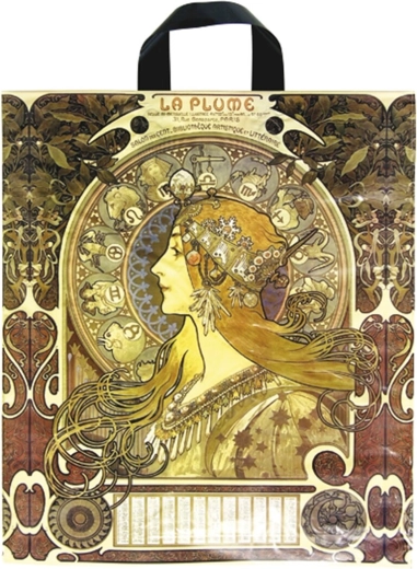 Nákupná taška A. Mucha 41 × 46 cm