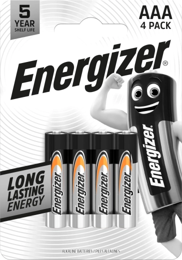 Energizer Everyday AAA alkalické batérie 4 ks