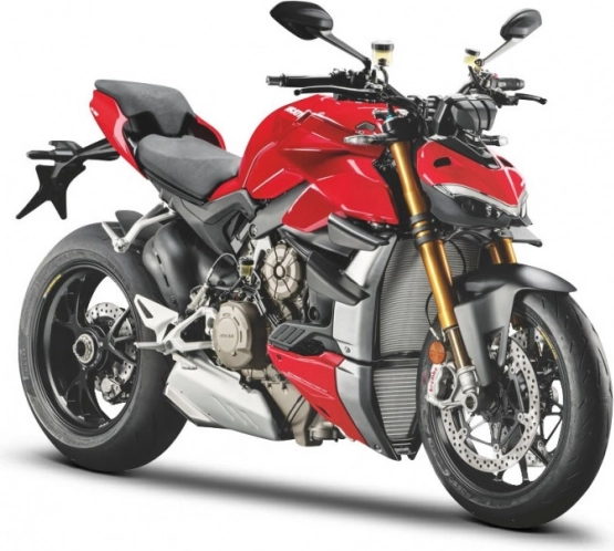 Model Ducati Super Naked V4 s podstavcom