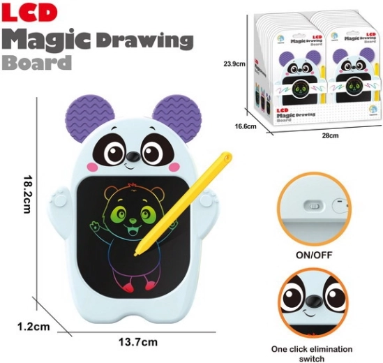Kresliaca LCD tabuľka panda 18,2 × 13,7 cm