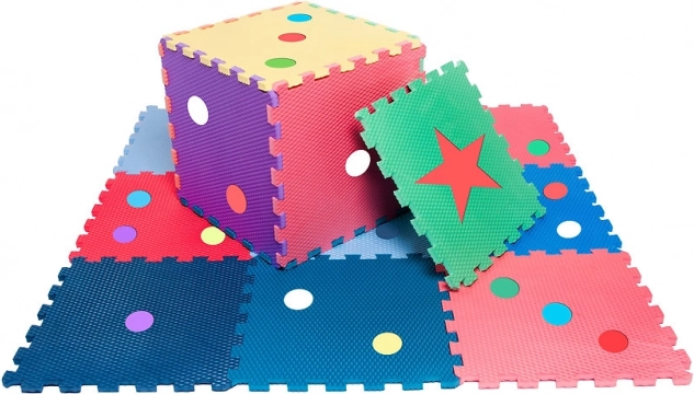 multifunkčná penová puzzle podložka a ohrádka pre deti
