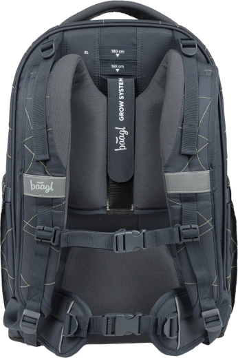 Rastúci chrbtový systém a ergonómia