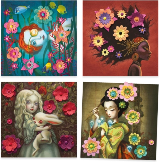 Štyri umelecké motívy na dotvorenie