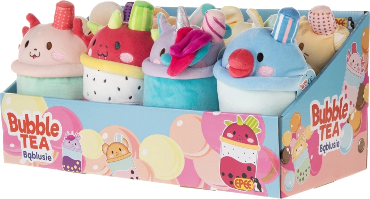 Maskot Bubble Tea 21 cm Cukríkový medvedík