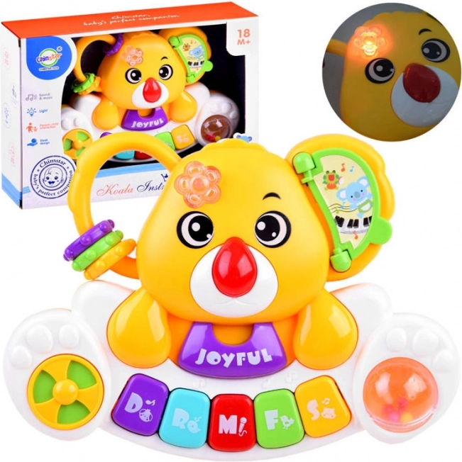 Farebné detské pianínko s veselými zvukmi zvierat – Farebné