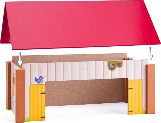 Tri budovy s odnímateľnými strechami