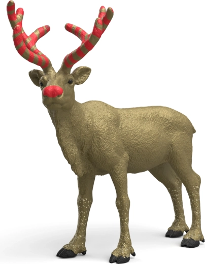 Schleich zlatý výročný sob – zberateľská figúrka
