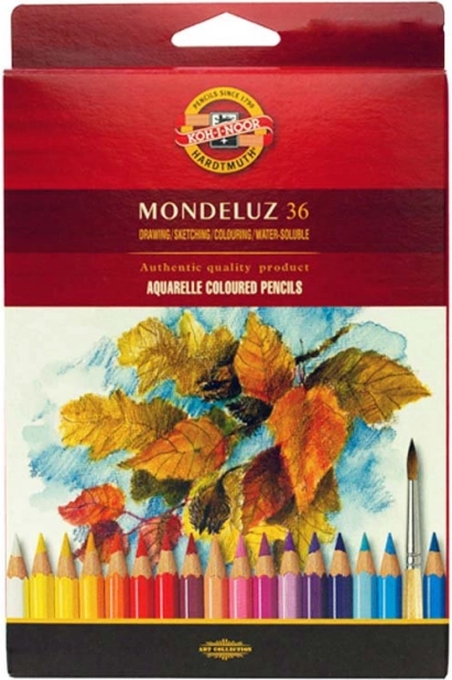 Akvarelové pastelky KOH-I-NOOR MONDELUZ 36 ks