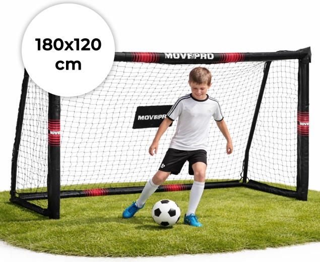 Futbalová bránka so sieťou 180 × 120 × 60 cm MOVEPRO