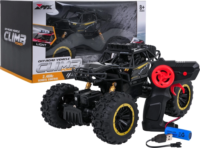 RC crawler Climb Power 1:18 čierny