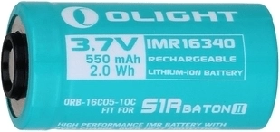 Nabíjateľná batéria OLIGHT 3.7 V 550 mAh CR123A (IMR16340) pre S1R Baton II