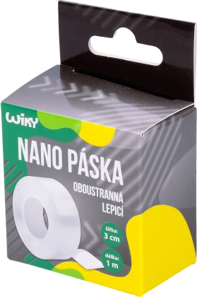 Obojstranná priehľadná nano lepiaca páska