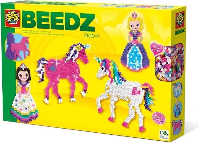 Ses Creative Beedz zažehľovacie koráliky – princezné a jednorožce